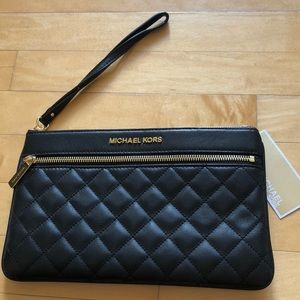 New patent leather Michael Kors clutch/wristlet